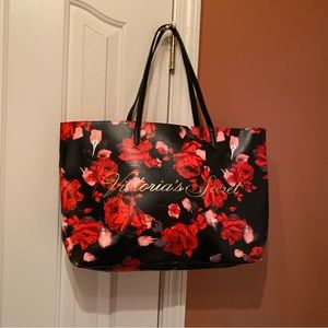 victoria’s secret roses tote bag
